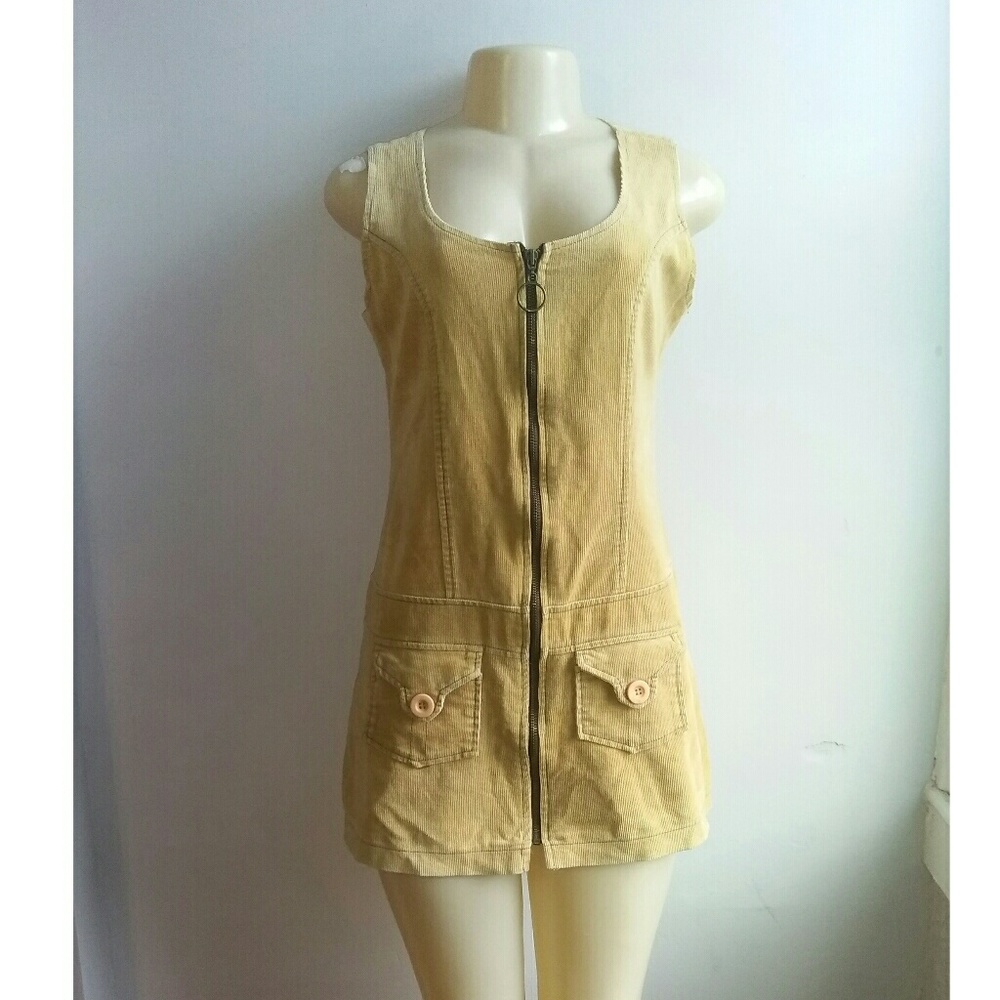 Tan Corduroy Wet Seal Dress